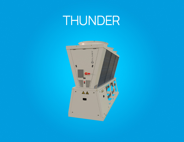 New air cooled reversible heat pump