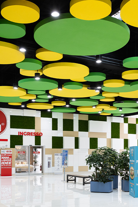 inside the Mongolfiera shopping centre in Lecce