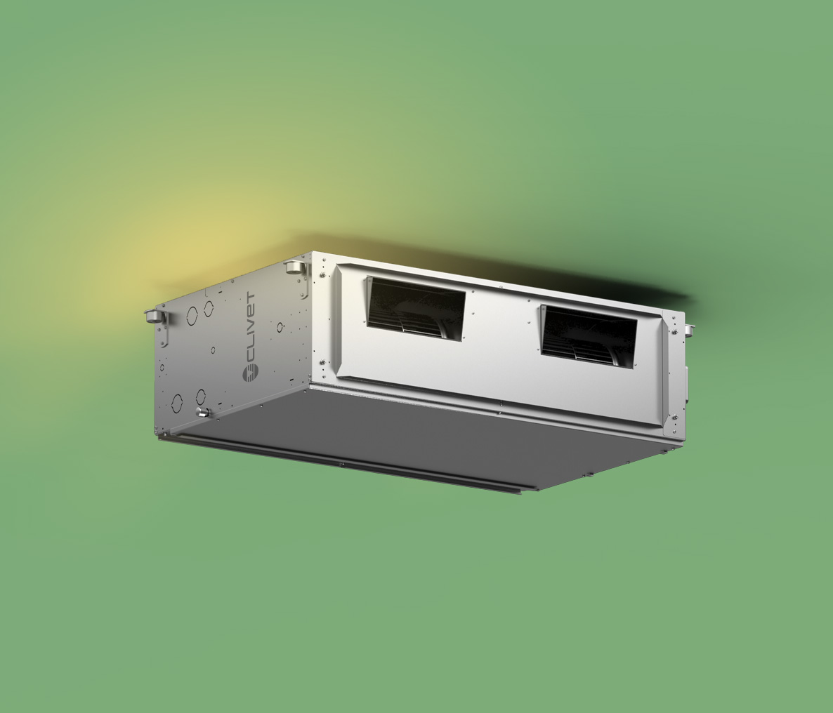 LARICE, DUE-H1 e DUA-H1 | Clivet  Ventilokonvektor visoke prevalencije koji se može kanalizirati